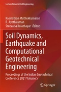 Cover: Soil Dynamics, Earthquake and Computational Geotechnical Engineering - Springer