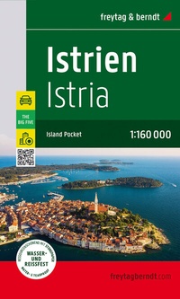 Abbildung von: Istrien, Straßen- und Freizeitkarte 1:160.000, freytag & berndt - Freytag-Berndt und ARTARIA
