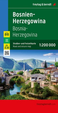 Abbildung von: Bosnien-Herzegowina, Straßen- und Freizeitkarte 1:200.000, freytag & berndt - Freytag-Berndt und ARTARIA