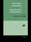 Cover: Profitable Partnering in Construction Procurement - Routledge