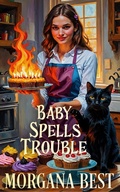 Cover: Baby Spells Trouble (The Kitchen Witch, #17) - Best Cosy Books