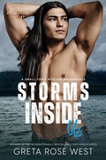 Cover: Storms Inside Us: A Small-Town Western MM Romance (Wisper Dreams, #2) - Punk Rose Press