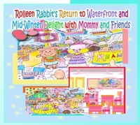 Enlarge image Cover: Rolleen Rabbit's Return to Waterfront and Mid-Winter Delight with Mommy and Friends - Annie and Rowena