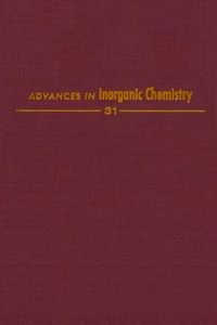Enlarge image Cover: Advances in Inorganic Chemistry - Academic Press