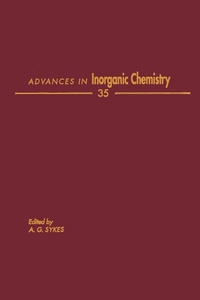 Enlarge image Cover: Advances in Inorganic Chemistry - Academic Press
