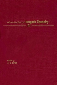 Enlarge image Cover: Advances in Inorganic Chemistry - Academic Press