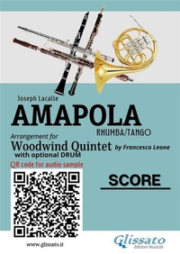 Abbildung von: Woodwind Quintet Score of "Amapola" - Glissato Edizioni Musicali