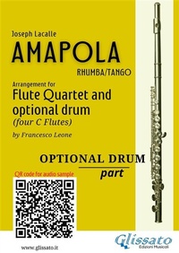 Abbildung von: Optional Drum part of "Amapola" for Flute Quartet - Glissato Edizioni Musicali