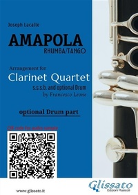 Abbildung von: Optional Drum part of "Amapola" for Clarinet Quartet - Glissato Edizioni Musicali