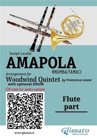 Abbildung von: Flute part of "Amapola" for Woodwind Quintet - Glissato Edizioni Musicali
