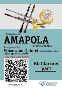 Abbildung von: Bb Clarinet part of "Amapola" for Woodwind Quintet - Glissato Edizioni Musicali