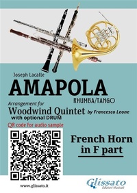 Abbildung von: French Horn in F part of "Amapola" for Woodwind Quintet - Glissato Edizioni Musicali