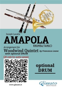 Abbildung von: Optional Drum part of "Amapola" for Woodwind Quintet - Glissato Edizioni Musicali