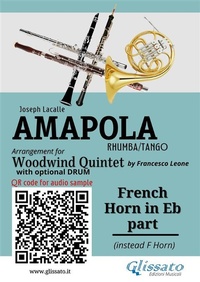 Abbildung von: French Horn in Eb part of "Amapola" for Woodwind Quintet - Glissato Edizioni Musicali