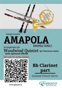 Abbildung von: Bb Clarinet (instead French Horn) part of "Amapola" for Woodwind Quintet - Glissato Edizioni Musicali