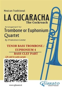 Abbildung von: Trombone/Euphonium 4 part of "La Cucaracha" for Quartet - Glissato Edizioni Musicali