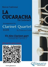 Abbildung von: Eb Alto Clarinet (instead Bb 3) part of "La Cucaracha" for Clarinet Quartet - Glissato Edizioni Musicali