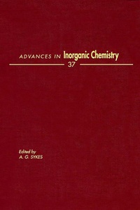 Enlarge image Cover: Advances in Inorganic Chemistry - Academic Press