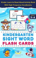 Cover: Kindergarten Sight Word Flash Cards (Elementary Books for Kids) - Elementary Books for Kids