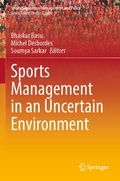Cover: Sports Management in an Uncertain Environment - Springer