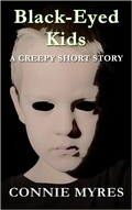 Cover: Black-Eyed Kids: A Creepy Short Story (Spooky Shorts, #2) - Feather and Fermion Publishing