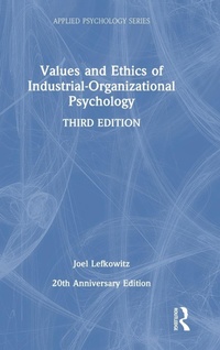 Abbildung von: Values and Ethics of Industrial-Organizational Psychology - Routledge