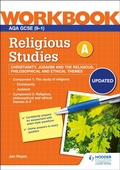 Cover: AQA GCSE Religious Studies Specification A Christianity, Judaism and the Religious, Philosophical and Ethical Themes Workbook - Hodder Education