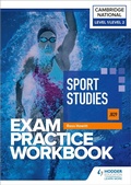 Cover: Level 1/Level 2 Cambridge National in Sport Studies (J829) Exam Practice Workbook - Hodder Education