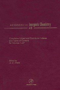 Enlarge image Cover: Advances in Inorganic Chemistry - Academic Press