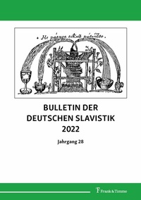 Abbildung von: Bulletin der Deutschen Slavistik 2022 - Frank & Timme
