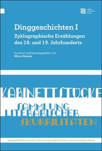 Abbildung von: Dinggeschichten I - Georg Olms Verlag