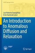 Cover: An Introduction to Anomalous Diffusion and Relaxation - Springer