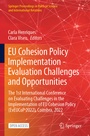 Cover: EU Cohesion Policy Implementation - Evaluation Challenges and Opportunities - Springer