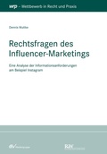 Bild: Rechtsfragen des Influencer-Marketings - Fachmedien Recht und Wirtschaft