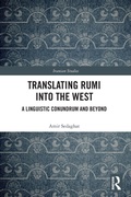 Cover: Translating Rumi into the West - Routledge