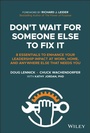 Cover: Don't Wait for Someone Else to Fix It - Wiley