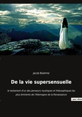 Cover: De la vie supersensuelle - Culturea