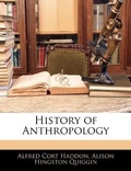Cover: History of Anthropology - Nabu Press