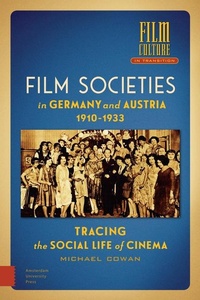 Abbildung von: Film Societies in Germany and Austria 1910-1933 - Amsterdam University Press
