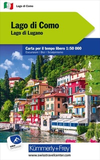 Abbildung von: Kümmerly+Frey Outdoorkarte Lago di Como 1:50.000 - Hallwag Kümmerly+Frey