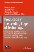 Cover: Production at the Leading Edge of Technology - Springer
