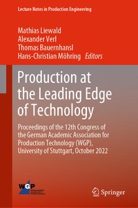 Enlarge image Cover: Production at the Leading Edge of Technology - Springer