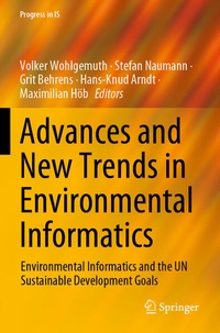 Enlarge image Cover: Advances and New Trends in Environmental Informatics - Springer