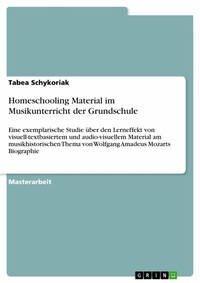Abbildung von: Homeschooling Material im Musikunterricht der Grundschule - GRIN Verlag