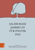 Cover: Salzburger Jahrbuch f&uuml;r Politik 2022 - B&ouml;hlau