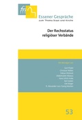 Cover: Essener Gespr&auml;che zum Thema Staat und Kirche, Band 53 - Aschendorff