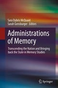 Cover: Administrations of Memory - Springer