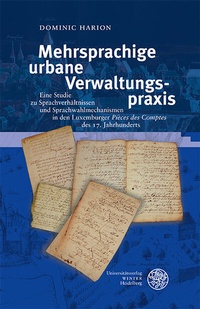 Abbildung von: Mehrsprachige urbane Verwaltungspraxis - Universitätsverlag Winter