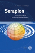 Cover: Serapion. Zweijahresschrift f&uuml;r europ&auml;ische Romantik - Universit&auml;tsverlag Winter