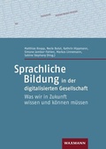Cover: Sprachliche Bildung in der digitalisierten Gesellschaft - Waxmann